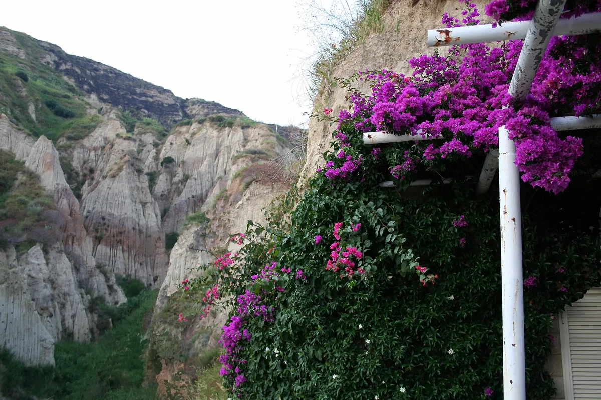 The Maronti bay under Serrara Fontana, passed on the three-hour Ischia boat tour, Campania, Italy